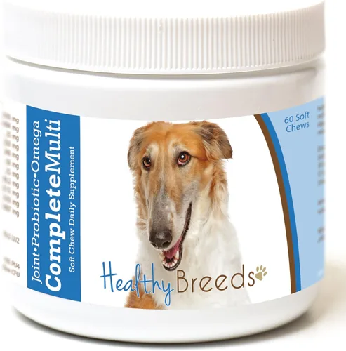 Miniatura 134 de Healthy Breeds Pug todo en uno multivitamínico suave masticable 60