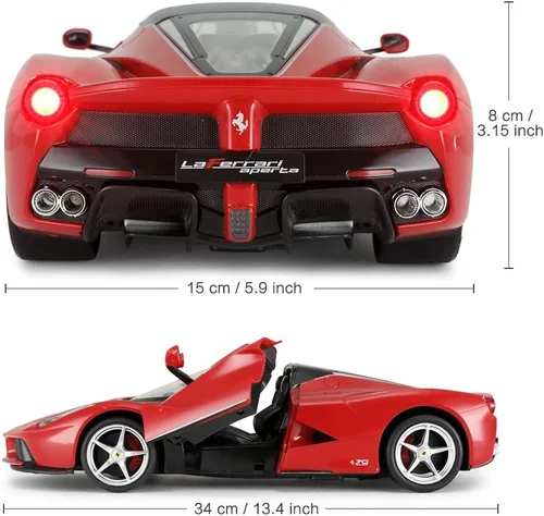 Miniatura 4 de Coche de juguete Ferrari con control remoto RASTAR 1:14 Ferrari LaFerrari Aperta RC Drift Car