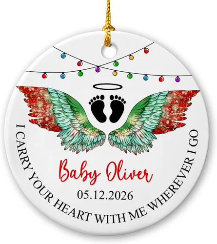 Miniatura 9 de Adorno de 1ª Navidad como el señor y la señora 2025, adorno de cerámica casado nuestra primera Navidad, adorno personalizado de Mr & Mrs para Adorno