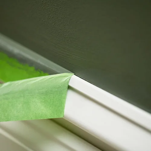 Miniatura 9 de FrogTape Cinta para pintores multisuperficie con bloque de pintura, 1 pulgada de ancho (0.94 pulgadas x 60 yardas), adherencia media, verde, 1 rollo