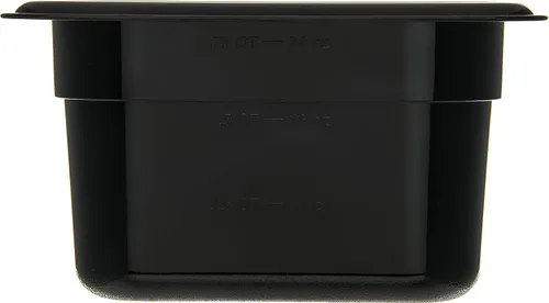 Miniatura 2 de Carlisle FoodService Products StorPlus - Recipiente de almacenamiento de alimentos de tamaño 1/9 para servir y almacenar alimentos fríos o Negro