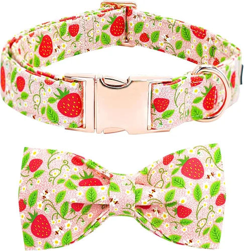 Miniatura 22 de Collar para perro, con estampado de tiburón, collar para cachorro, collar para mascotas, collar de lazo para perros, suave, duradero, ajustable, A