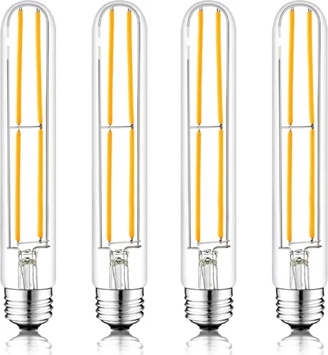 Miniatura 21 de Bombillas LED G16.5, regulables, 4 W (equivalente a 40 W), blanco cálido 2700 K, 400 lúmenes, base media E26, estilo de filamento vintage, sin