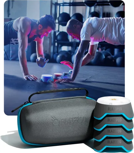 BlazePod Kit de entrenamiento de reacción Smart Pods para ejercicios de velocidad, agilidad y cognitivos, entrenamiento profesional para atletas,
