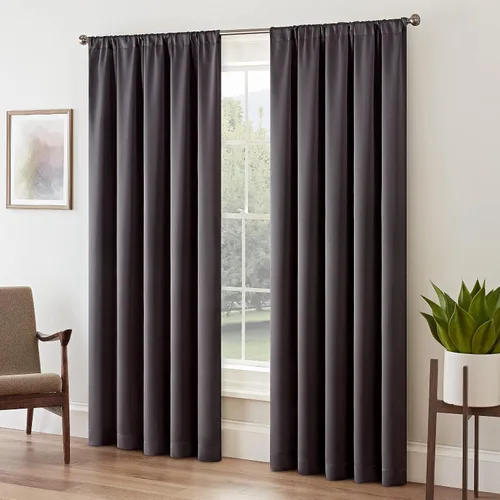 Miniatura 7 de Eclipse Cortina Sólida Thermapanel para Oscurecer la Habitación con Bolsillo para Barra, Cortina de Ventana para Dormitorio y Sala de Estar