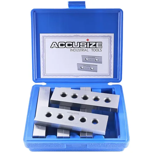 Miniatura 11 de Accusize Industrial Tools 1/8 '' de grosor 10 pares de juegos paralelos de precisión, 3 '' de longitud, EG10-1403