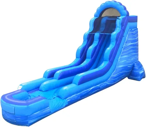 Miniatura 18 de TentandTable Tobogán acuático inflable para niños y adultos, diversión acuática gigante de grado comercial, incluye soplador de aire eléctrico, 35