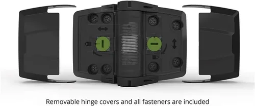 Miniatura 6 de D&D Technologies TCHDMA1S3BT TruClose Bisagras de puerta resistentes multiajustables, cierre automático, ajustable en 3 direcciones, para puertas