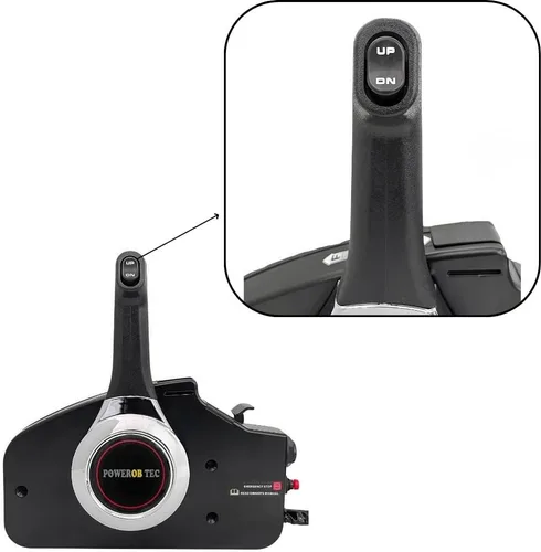 Miniatura 7 de Caja de control del acelerador marino 24800-ZZ5-A02 y 24800-ZZ5-A03 montada lateral adecuada para motores fueraborda Honda