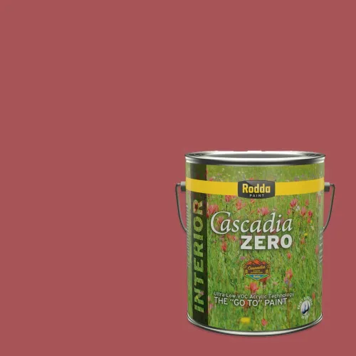 Miniatura 52 de Rodda Paint CASCADIA ZERO - Pintura plana e imprimación para interiores en uno, cuarto de galón, rosa Mullen