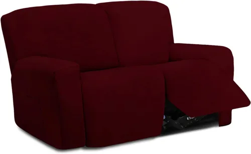 Miniatura 9 de Easy-Going - Funda elástica de microfibra para sofá reclinable seccional, suave vellón ajustable a tu sofá de 2 cuerpos, lavable, protege tus
