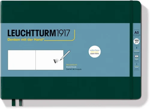 Miniatura 15 de Leuchtturm1917 - Cuaderno mediano de tapa dura para bocetos (negro) - 112 páginas de papel de 150 g/m²
