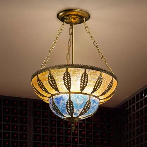 Miniatura 3 de TFCFL Lámpara colgante Tiffany vintage de estilo victoriano para sala de estar, comedor