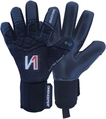 Miniatura 10 de ONEKEEPER C-TEC - Guantes de portero de nivel profesional para niños, jóvenes y adultos, guantes de portero de fútbol GK Látex de contacto