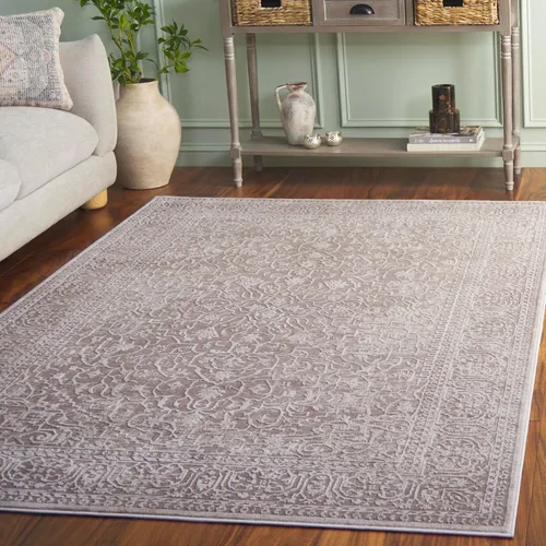 Miniatura 92 de SAFAVIEH Alfombra 10x14 - Colección Reflection - Grande - Beige y Crema, Sin Desprendimiento y Fácil Limpieza, Ideal para Sala de Estar, Dormitorio