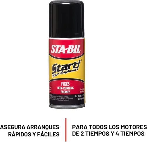 Miniatura 2 de STA-BIL ¡Arranca tus motores! - Repara motores que no arrancan - Un arranque en una lata - Revitaliza el sistema de combustible - Seguro