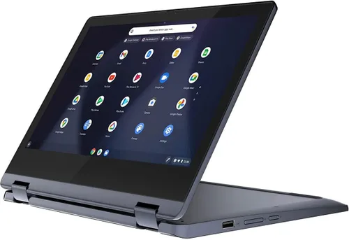 Lenovo Chromebook Flex 3 2022 de 11.6 pulgadas HD (1366 x 768), pantalla táctil 2 en 1, Mediatek MT8183 hasta 2 GHz, 8 núcleos, 4 GB de RAM, 64 GB