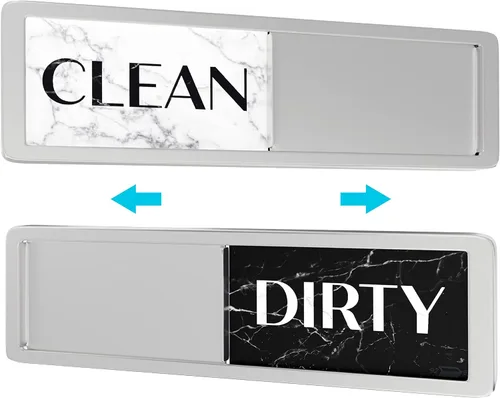 Miniatura 6 de Imán para lavavajillas Clean Dirty Sign, imán de limpieza sucia para lavavajillas, decoración rústica de cocina de granja, indicador magnético