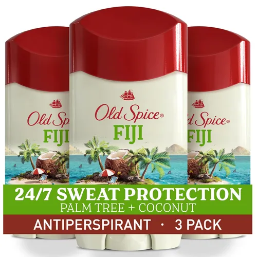 Old Spice Desodorante antiperspirante de sensación seca para hombres, frescura 24/7, protección contra el sudor y el mal olor 24/7, suave para la