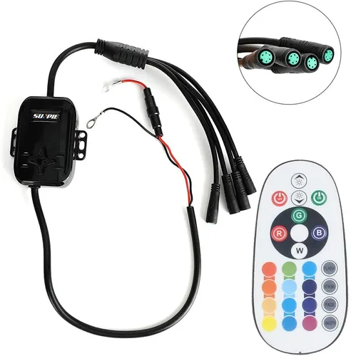 Miniatura 6 de SUNPIE 4 cápsulas de luces RGBW mejoradas de 210 grados de ángulo amplio con modo APP/voz, modo música, control automático, kit de luces de neón