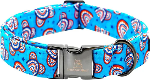Miniatura 24 de Lionheart glory Collar de perro, Collar de perro azul Collar de perro para niños Collar ajustable de dinosaurio para perros pequeños Regalo