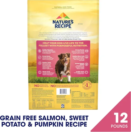 Miniatura 2 de Comida seca Nature's Recipe para perro libre de granos