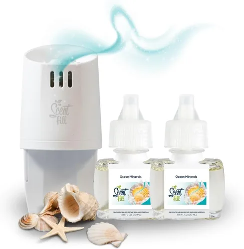 Miniatura 11 de Scent Fill Ambientador Enchufable de Naranja y Clavo, Repuestos de Aceite Perfumado, 2 Repuestos + Difusor