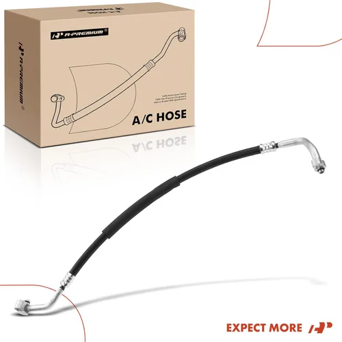 Miniatura 8 de A-Premium Conjunto de manguera de línea de descarga de A/C compatible con Volkswagen Beetle, 2006 2007 2008 2009 2010, 2.5L, compresor a condensador