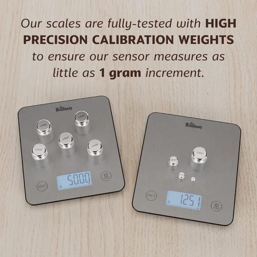 Miniatura 6 de Báscula inteligente de alimentos para preparación de comidas con calculadora nutricional, rastreador de macro de calorías, báscula digital de cocina
