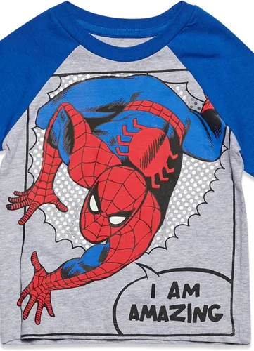 Miniatura 6 de Marvel 4 Pack Athletic T-Shirts Toddler to Big Kid Sizes (2T - 18-20)