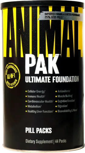 Miniatura 2 de Animal Pak - Práctico paquete de vitaminas y suplementos todo en uno - Zinc y Flex - Suplemento completo de apoyo para las articulaciones - Contiene