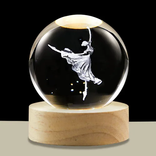 Miniatura 9 de Bola de cristal 3D de la Vía Láctea, luz nocturna multicolor, lámpara decorativa para ciencia, astronomía, espacio, regalos para novios, esposos