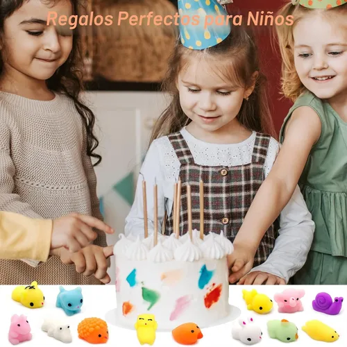 Miniatura 4 de LENYOQIN 100 Juguetes Squishy Mochi Kawaii, Juguetes Blandos para Niños para Recuerdos de Fiesta, Mini Juguetes para Alivio del Estrés Sensorial