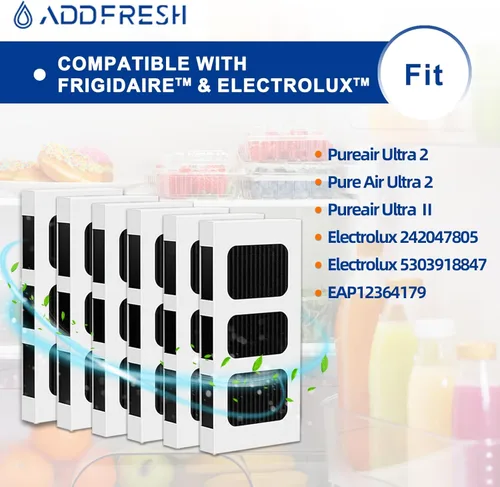 Miniatura 2 de Filtro de aire de repuesto para refrigerador compatible con filtros Paultra2 Frigidaire PureAir Ultra 2 - Pure Air Ultra 2 - Pureair Ultra ii