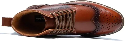 Miniatura 3 de Botas Chelsea para hombre, elegantes y cómodas, de cuero, con cremallera