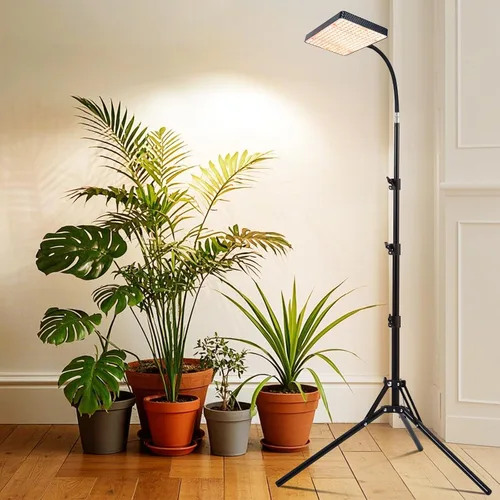 Miniatura 8 de Luz de cultivo Orchbloom con soporte y temporizador, luz de planta alta de 25 vatios de alimentación con enchufe doméstico, luces de cultivo