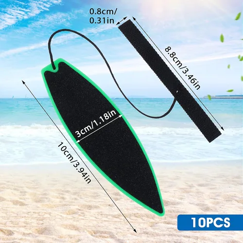 Miniatura 7 de Aster Paquete de 10 tablas de surf con dedo, mini juguetes de surf de viento, tablas de surf para dedos, surf el viento, tabla de surf con la punta