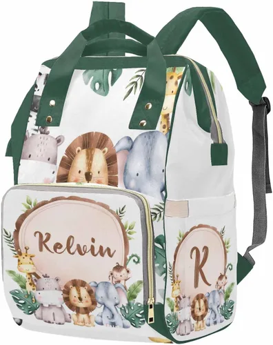 Miniatura 7 de M YESCUSTOM Bolsa de pañales personalizada con nombre para mamá, mujer, esposa, mochila personalizada, 0625-12, Mochilas Daypack