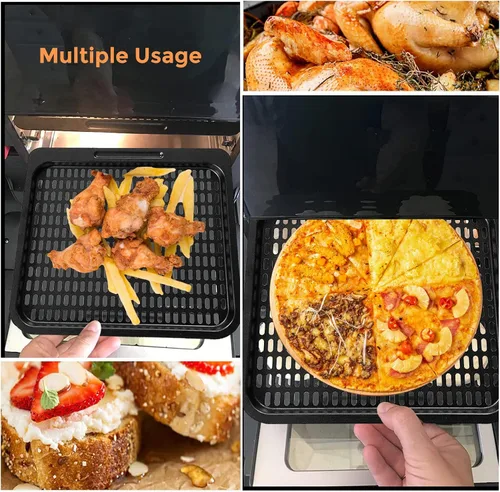 Miniatura 4 de Repuesto de bandeja de cocción para freidora de aire, rejilla de cocina de malla de 10 cuartos de galón, accesorios para freidora de aire Instant