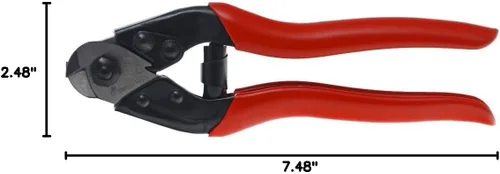Miniatura 5 de FELCO C7 Cortadores de Cable Fabricados en Suiza – Cortadores de Alambre de Una Mano para Líneas de Freno de Bicicleta, Cercado y Trabajo Eléctrico