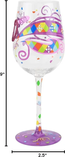 Miniatura 8 de TOP SHELF Copa de vino de cumpleaños 30-ish - Ideas de regalos únicas para los amantes del vino