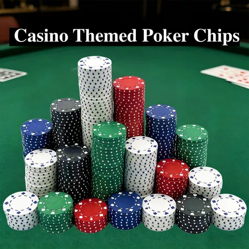Miniatura 9 de SEETOOOGAMES Fichas de póquer de casino - 100 piezas 0.41 oz Diseño adecuado - 4