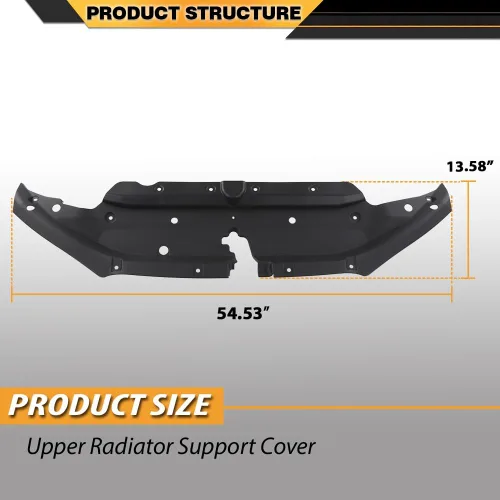Miniatura 6 de CNNELL Cubierta superior de soporte del radiador compatible con Toyota 4Runner 2010-2020 TO1224108
