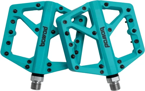 Miniatura 13 de Pedales MTB, pedales grandes para bicicleta de montaña, pedales de plataforma de bicicleta compuestos de fibra de nailon ligero, pedales de agarre