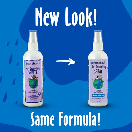 Miniatura 2 de earthbath, Lavender - Spray desodorizante 3 en 1 para perros y cachorros, eliminador de olores fuertes para perros, colonia de perro libre de Lavanda