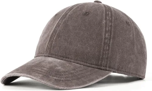 Miniatura 27 de Gorra de béisbol de mezclilla lavada de gran tamaño XXL, gorra deportiva de perfil bajo para cabezas grandes de 23.5 a 25.5 pulgadas, sombrero