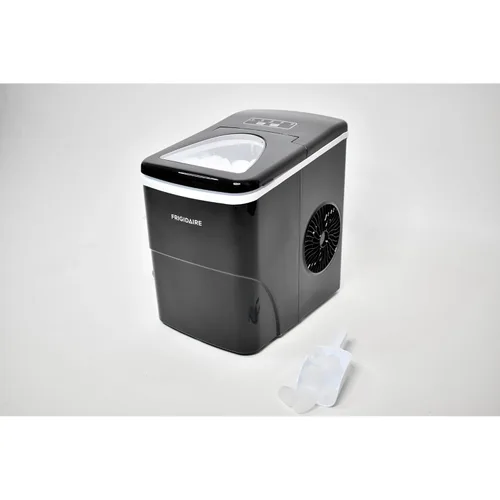 Miniatura 8 de Frigidaire, Máquina de hielo compacta portátil de 26 libras, máquina para hacer hielo, negro, blanco, mediano