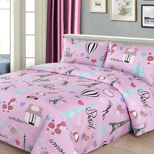 Miniatura 28 de LinenTopia Juego de ropa de cama Queen de 8 piezas para niñas, cama en una bolsa, juego de edredón para niños con sábanas de cama, funda