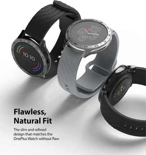 Miniatura 4 de Ringke Estilo De Bisel Compatible Con OnePlus Watch Adhesivo Marco Anillo Cubierta Anti Scratch [Acero Inoxidable] Protección Para OnePlus Watch