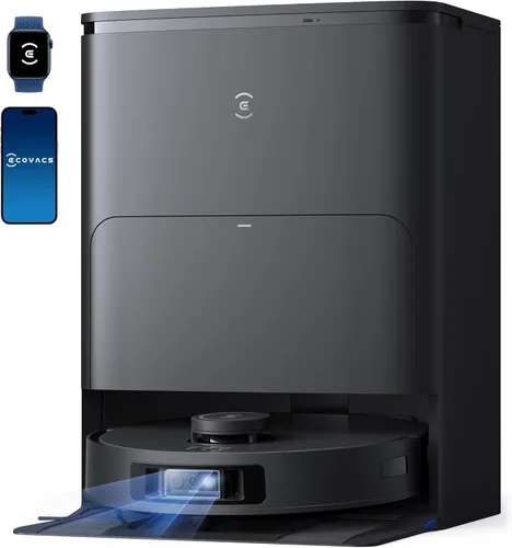 ECOVACS DEEBOT T30S AI Robot Aspirador y Fregona, 11000Pa, Mopa TruEdge Adaptativa de Bordes, Tecnología ZeroTangle, Evitáción de Obstáculos AI y